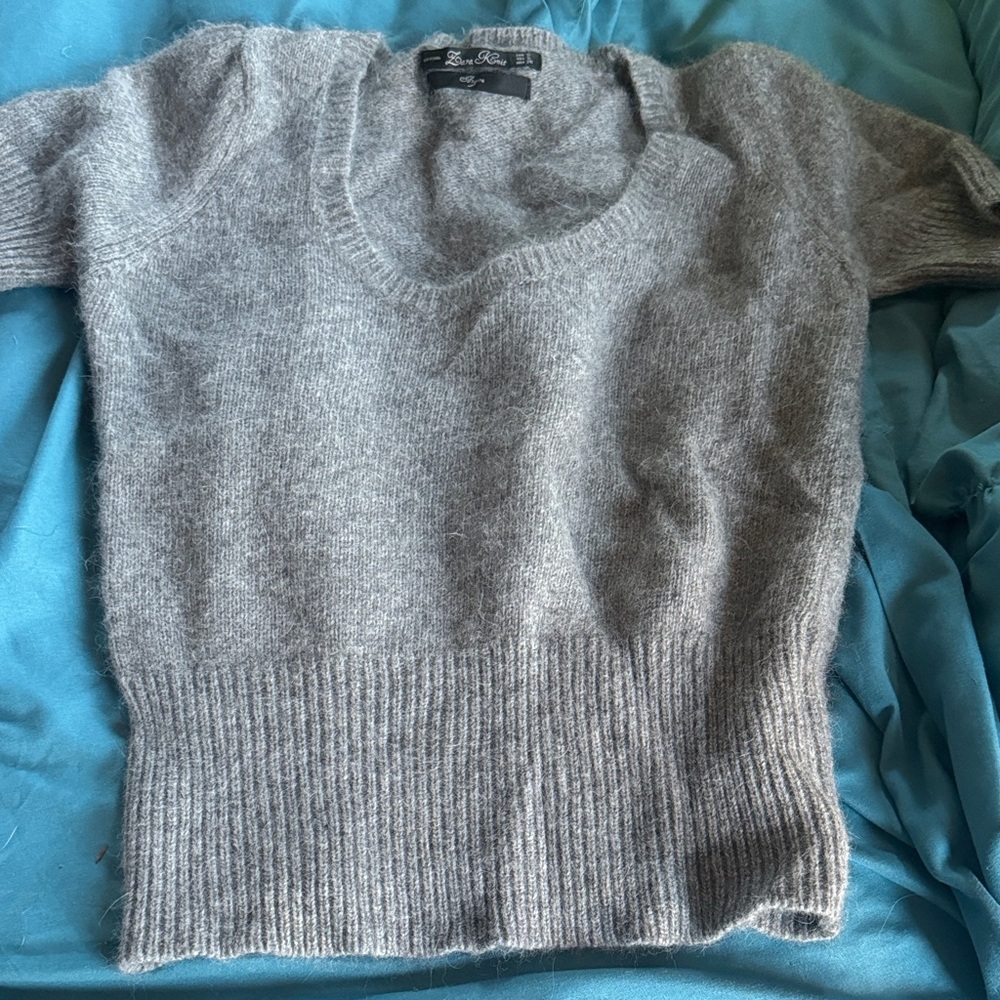 Gray Women's Sweater Angora